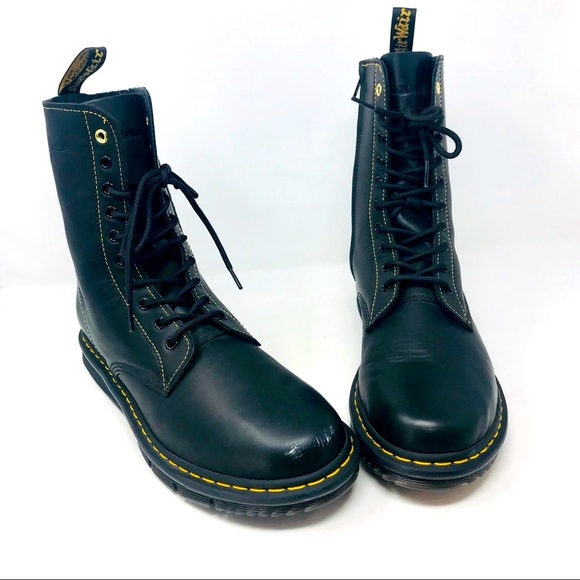Yohi Yamamoto Dr Martens Black Combat Boots - Picture 1 of 8